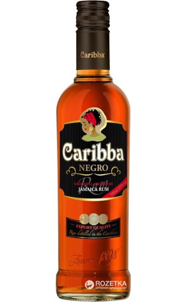Ром Caribba Negro 37.5%, 0.5 л