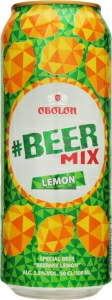 Пиво специальное со вкусом лимона Оболонь Бирмикс, 0.5 л ж/б