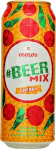 Пиво специальное со вкусом вишни Оболонь Бирмикс, 0.5 л ж/б