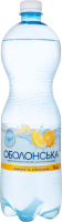 Вода со вкусом лимона/апельсина Оболоньская, 1 л
