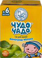 Сок Виноград-Яблоко Чудо Чадо, 0.2 л
