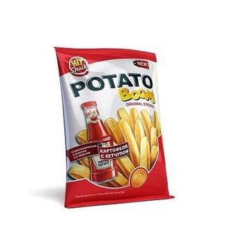 Палочки оригинальные со вкусом картофеля с кетчупом Potato Boom, 25 г