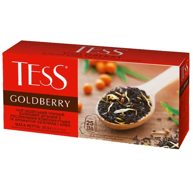 Чай черный пакетированный Tess Goldberry, 1.5 г*25 пак.