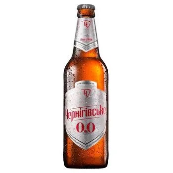Пиво светлое безалкогольное Черниговское, 0.5 л