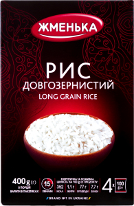 Рис длиннозернистый Жменька, 400 г