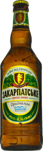 Пиво светлое Закарпатское, 0.5 л