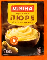 Картофельное пюре со вкусом сливок Мивина, 37 г