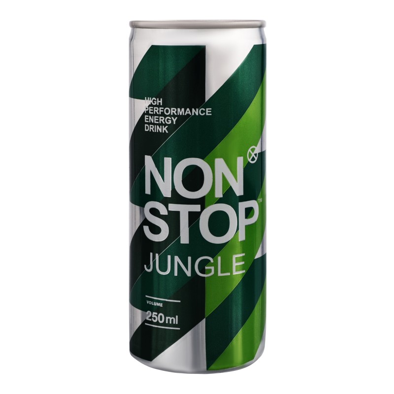 Энергетический напиток безалкогольный Jung Non stop, 0.25 л ж/б