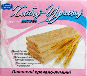 Хлебцы пшеничные гречнево-ячменные Удальцы, 100 г