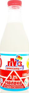 Молоко 3.2% ГМЗ, 1 л