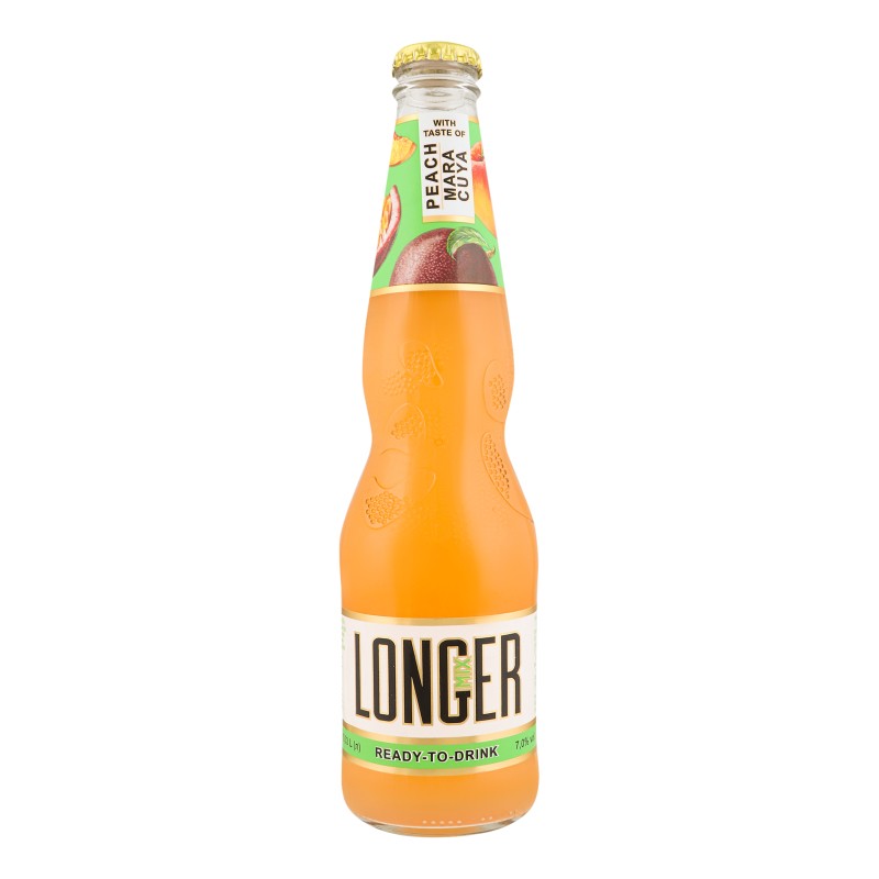 Слабоалкогольный напиток Лонгмиксер персик-маракуя, 0.33 л