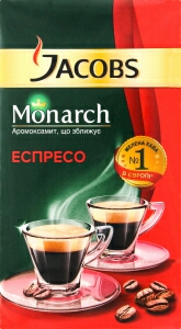 Кофе молотый Эспрессо Jacobs Monarch, 230 г