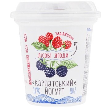 Йогурт 2.2% Карпатский лесные ягоды Галичина, 260 г