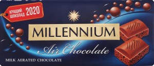 Шоколад молочный пористый Милениум, 85 г