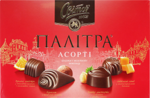Конфеты молочный шоколад Палитра Свиточ, 200 г