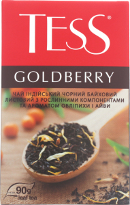 Чай черный листовой Tess Goldberry, 90 г