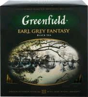 Чай черный пакетированный Greenfield Earl Grey Fantasy , 2г*100 пак.