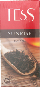 Чай черный пакетированный Tess Sunrise, 1.8 г*25 пак.