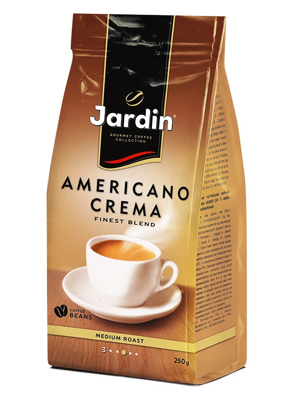 Кофе зерновой Americano Crema Jardin, 250 г