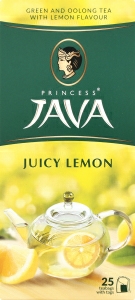 Чай черный пакетированный Принцесса Ява сочный лимон, 1.5г*25 пак.