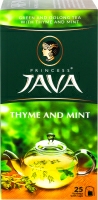 Чай зеленый пакетированный Принцесса Ява чабрец и мята, 1.5г*25 пак.