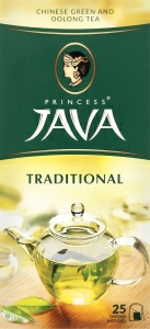 Чай зеленый пакетированный Принцесса Ява традиционный, 1.8 г*25 пак.