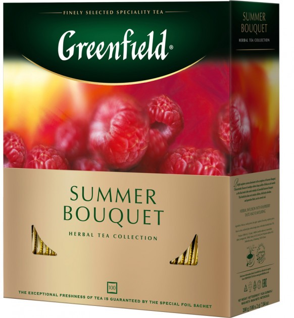 Чай пакетированный Greenfield Summer Bouquet, 2 г*100 пак.
