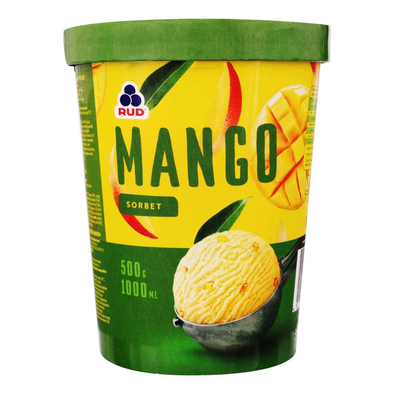 Мороженое  манго Рудь, 500 г