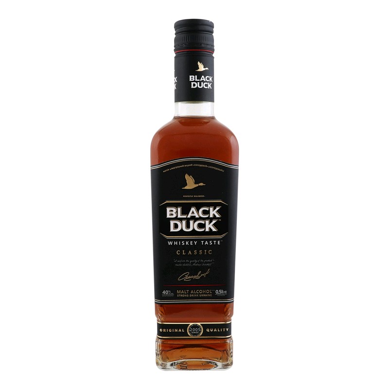 Напиток алкогольный 40% Classic Black Duck, 0.5 л
