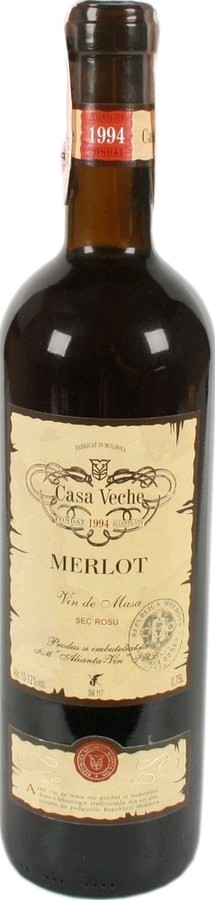 Вино белое сухое Савиньон Блан Casa Veche, 0.75 л