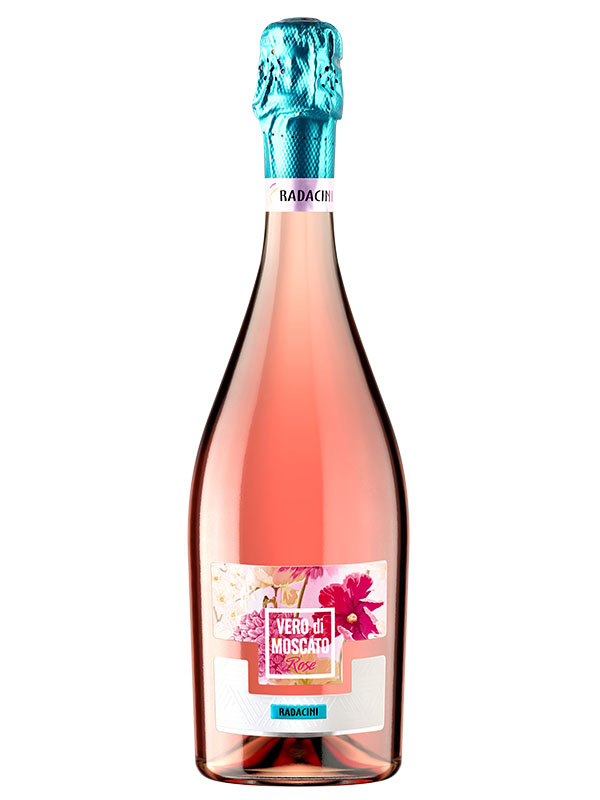 Вино игристое розовое сладкое Vero di Moscato Radacini, 0.75 л
