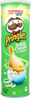 Чипсы со вкусом сметаны и лука Pringles, 165 г