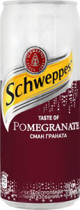 Напиток газированный гранат Schweppes, 0.33 л ж/б