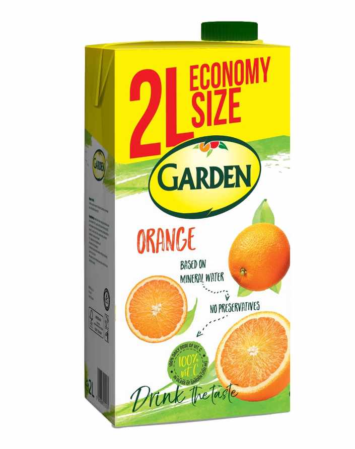 Нектар апельсин Garden, 2 л