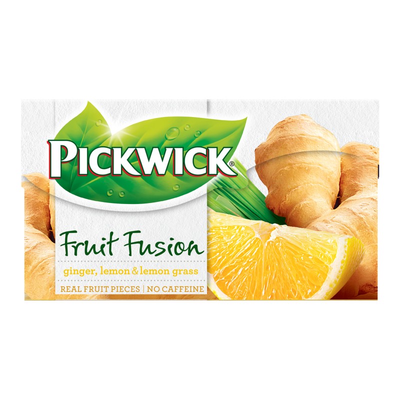 Чай фруктово-травяной пакетированный с имбирем и лимоном Pickwiсk 2 г*20 пак.