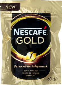 Кофе растворимый Nescafe Gold, 60 г