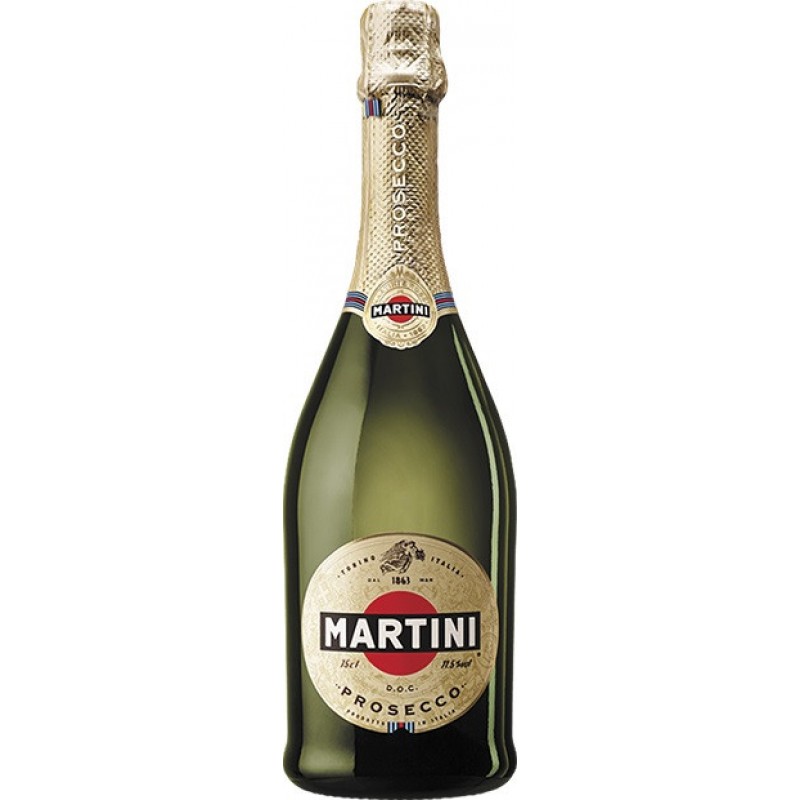 Вино игристое белое сухое Prosecco Martini, 0.75 л