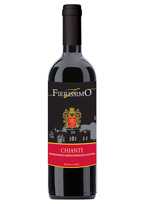 Вино красное сухое Chianti Fierissimo, 0.75 л