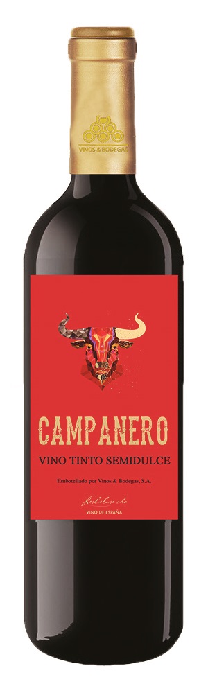 Вино красное полусладкое Campanero, 0.75 л