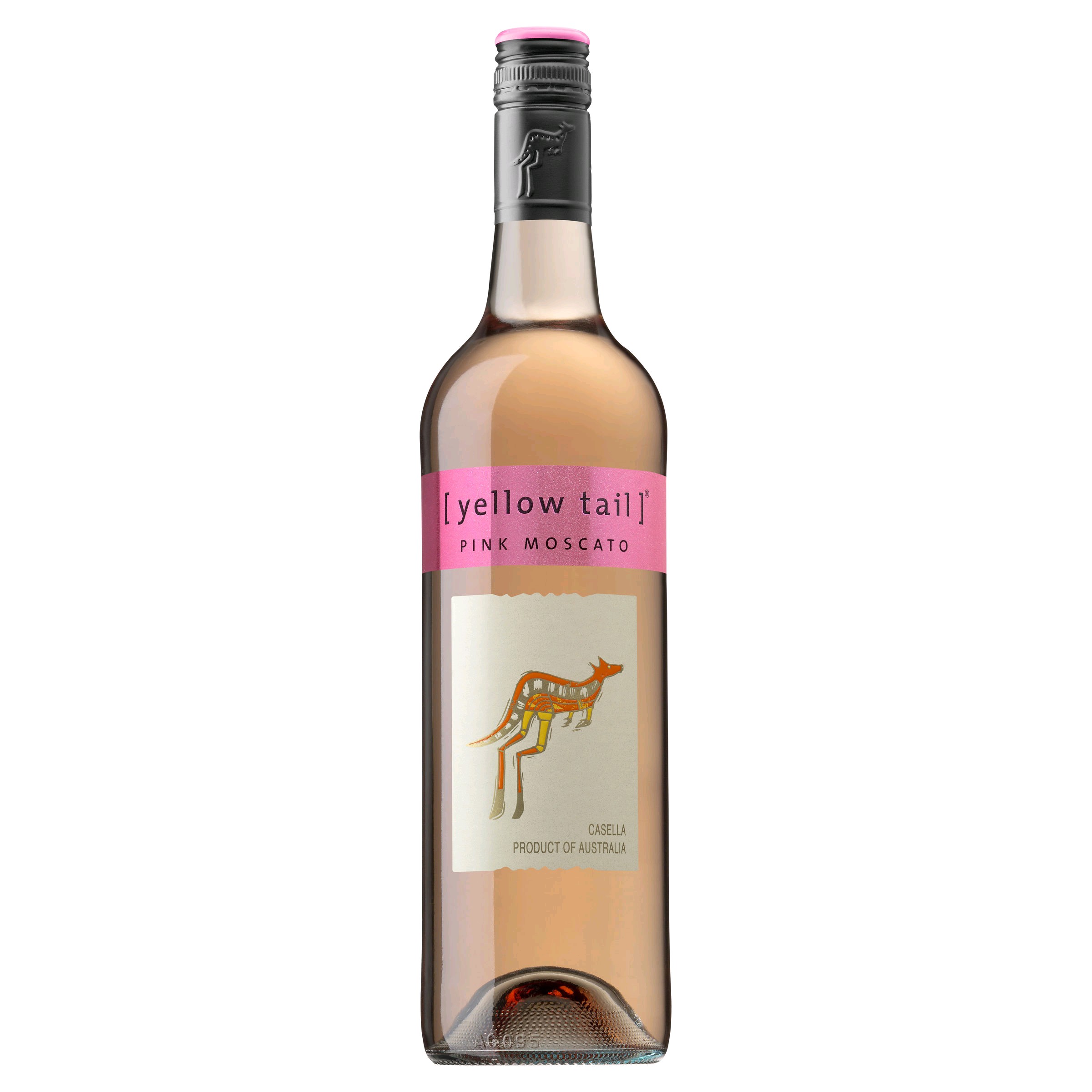 Вино розовое полусладкое Мускат Yellow Tail, 0.75 л